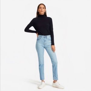 Everlane High Rise Straight Jeans